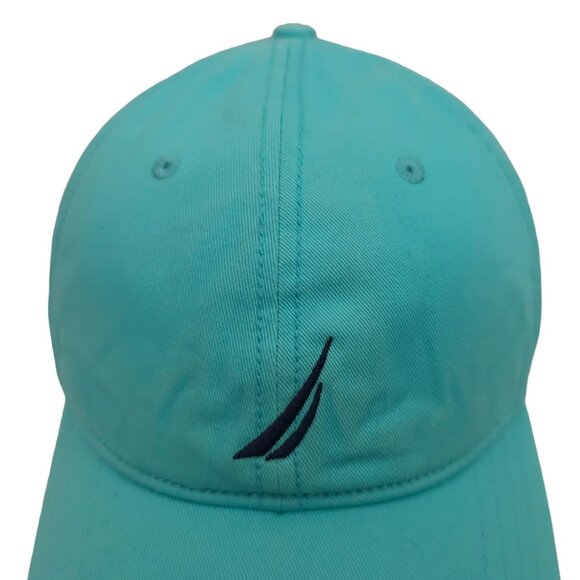 Nautica Logo Embroidered J Class Adjustable Cap 6 Panel Baseball Golf Hat - Picture 9 of 14